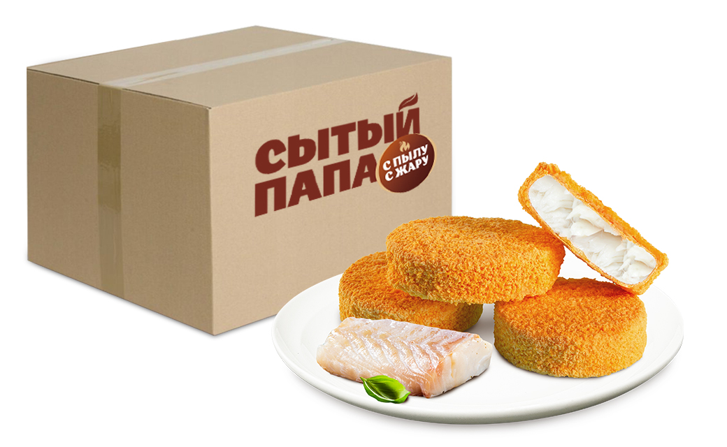 Breaded cod cutlets