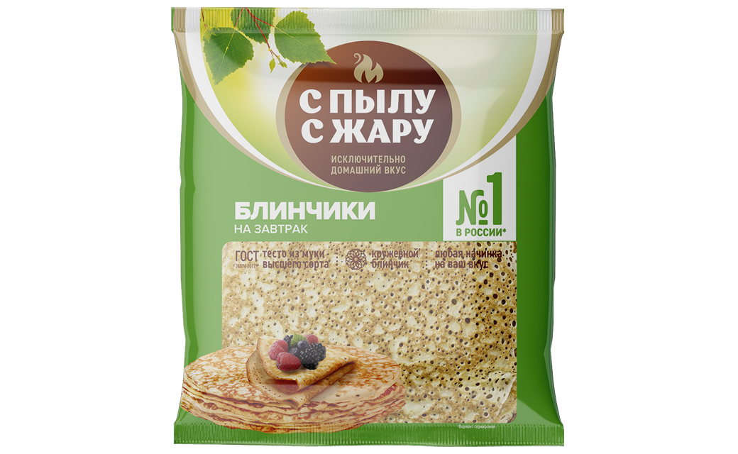 Crepes without filling 15 cm, 360g Crepes without filling 15 cm, 360g