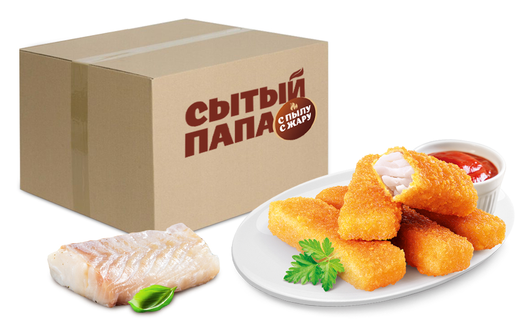 Crispy cod sticks