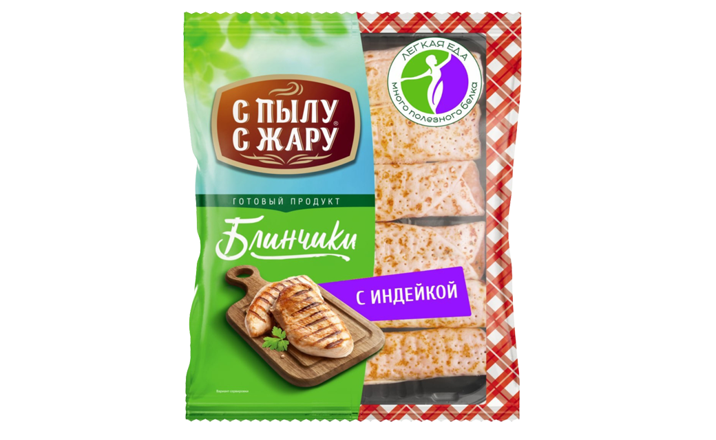 Straw Crepes with turkey, 360 g