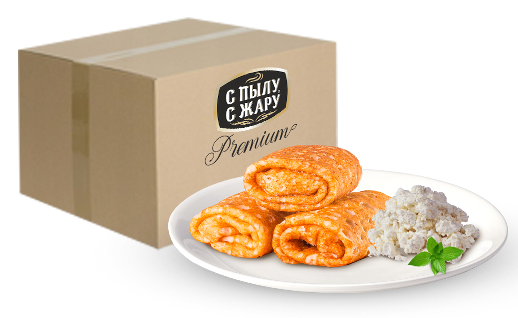 Crepes envelopes with PREMIUM cottage cheese